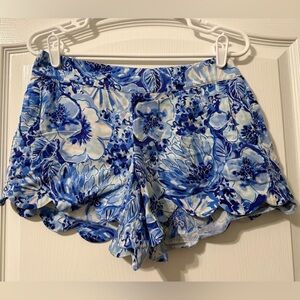 Lilly Pulitzer Dahlia Shorts Coastal Blue Catch